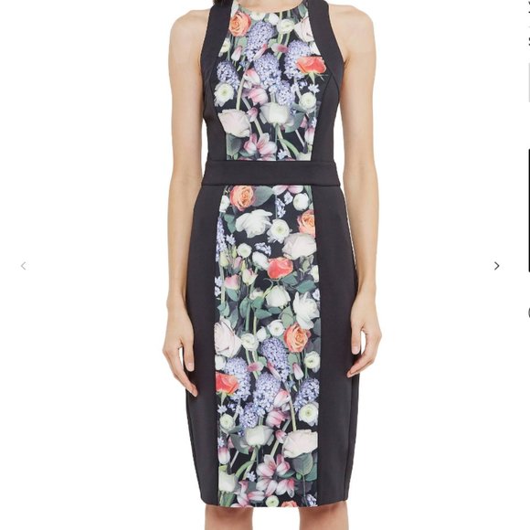 NWT TED BAKER Akva Kensington Floral Dress - Picture 7 of 12